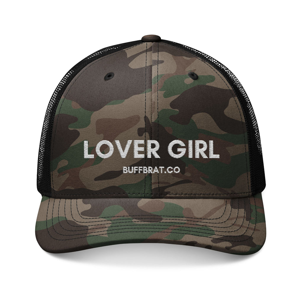Lover Girl Camo Trucker