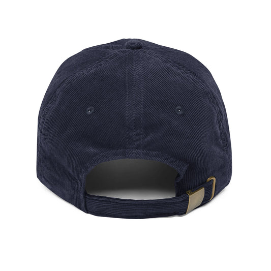 Navy Vintage Corduroy Cap