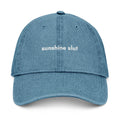 Sunshine Slut Denim Cap
