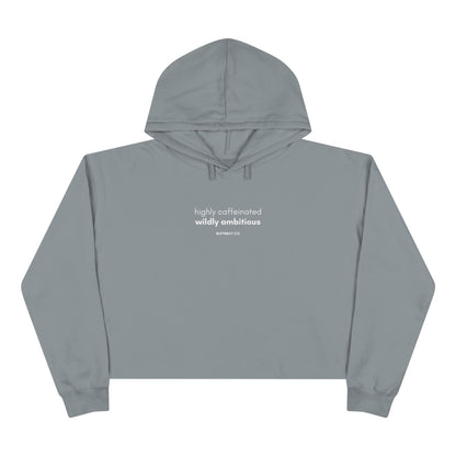 Wildly Ambitious Crop Hoodie