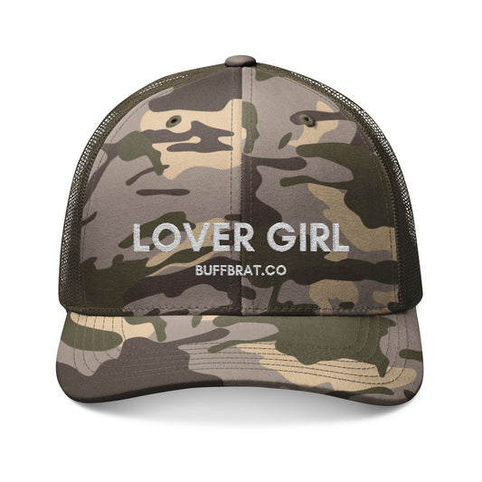 Lover Girl Camo Trucker