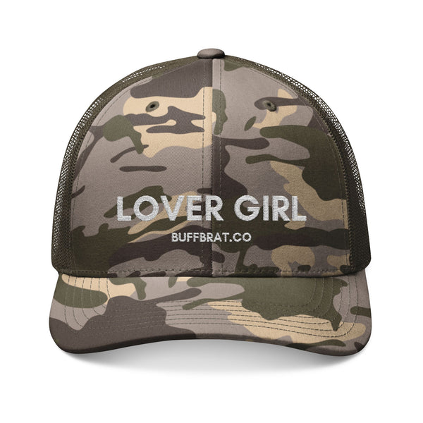 Lover Girl Camo Trucker