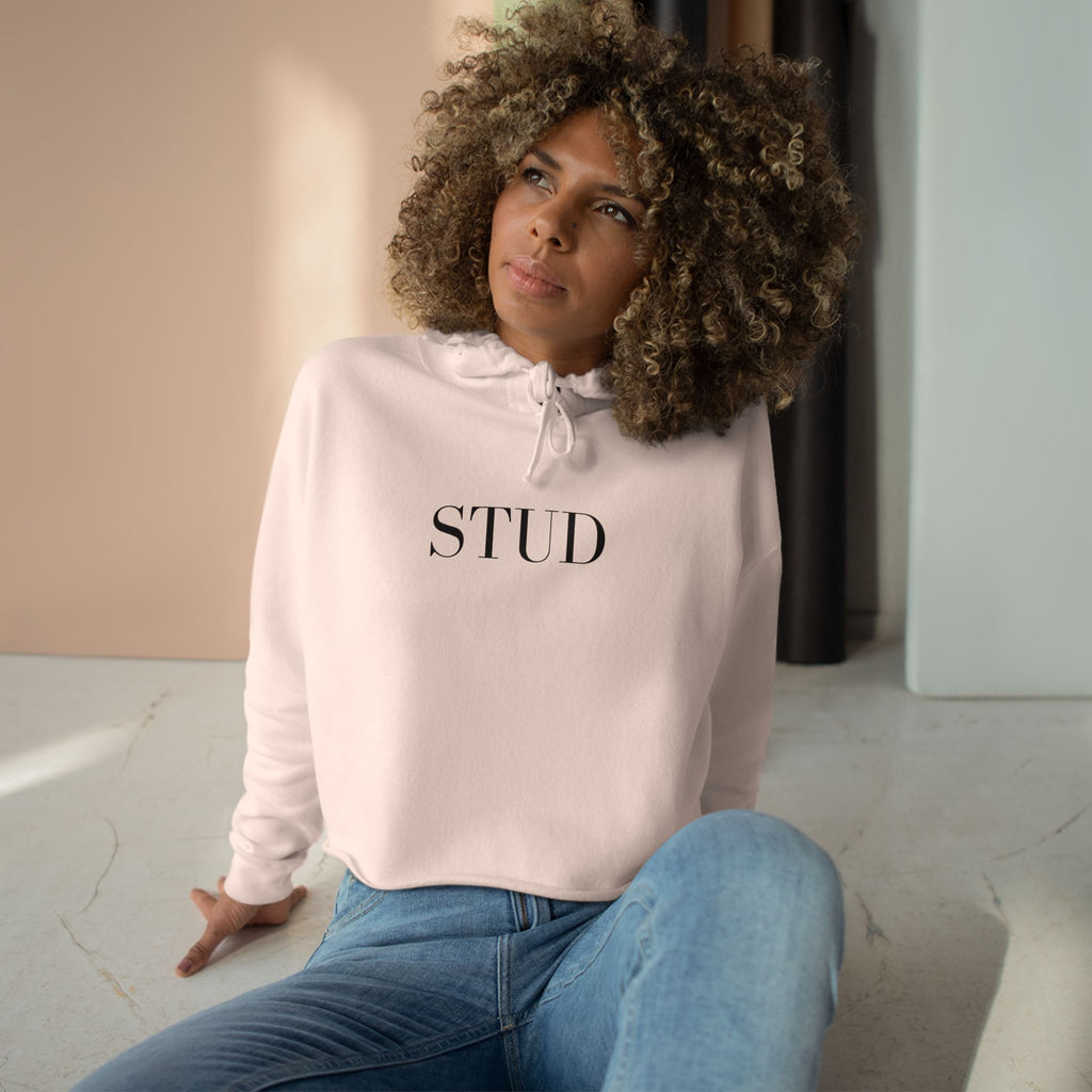 Stud Crop Hoodie