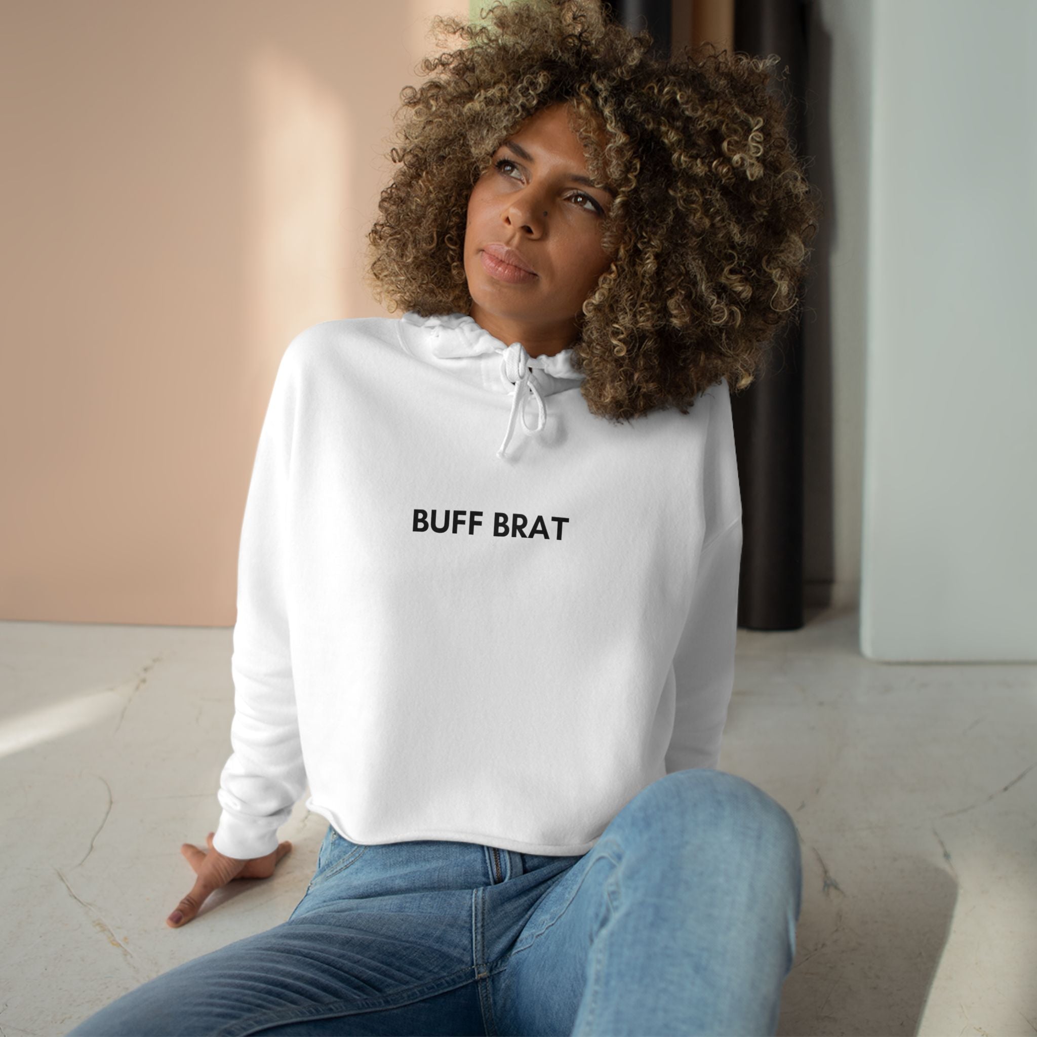 Buff Brat Crop Hoodie